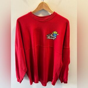 Pizza Planet x Toy Story Disney Spirit Jersey M Red Disney World Theme Park